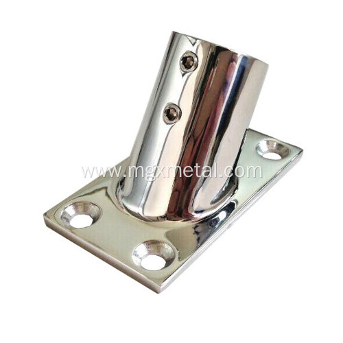 Marine Boat Stainless Steel Hand Rail Rectangular Base